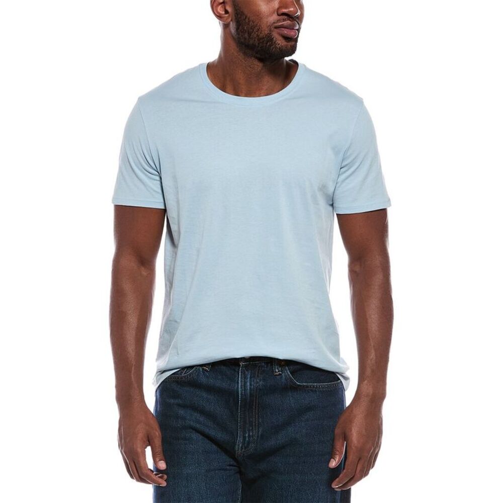 Atm Anthony Thomas Melillo Mens  Crewneck T-Shirt, Blue